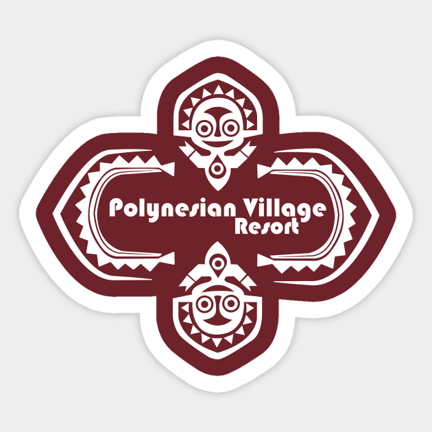 Polynesian Village Resort Logo Sticker by Lunamis